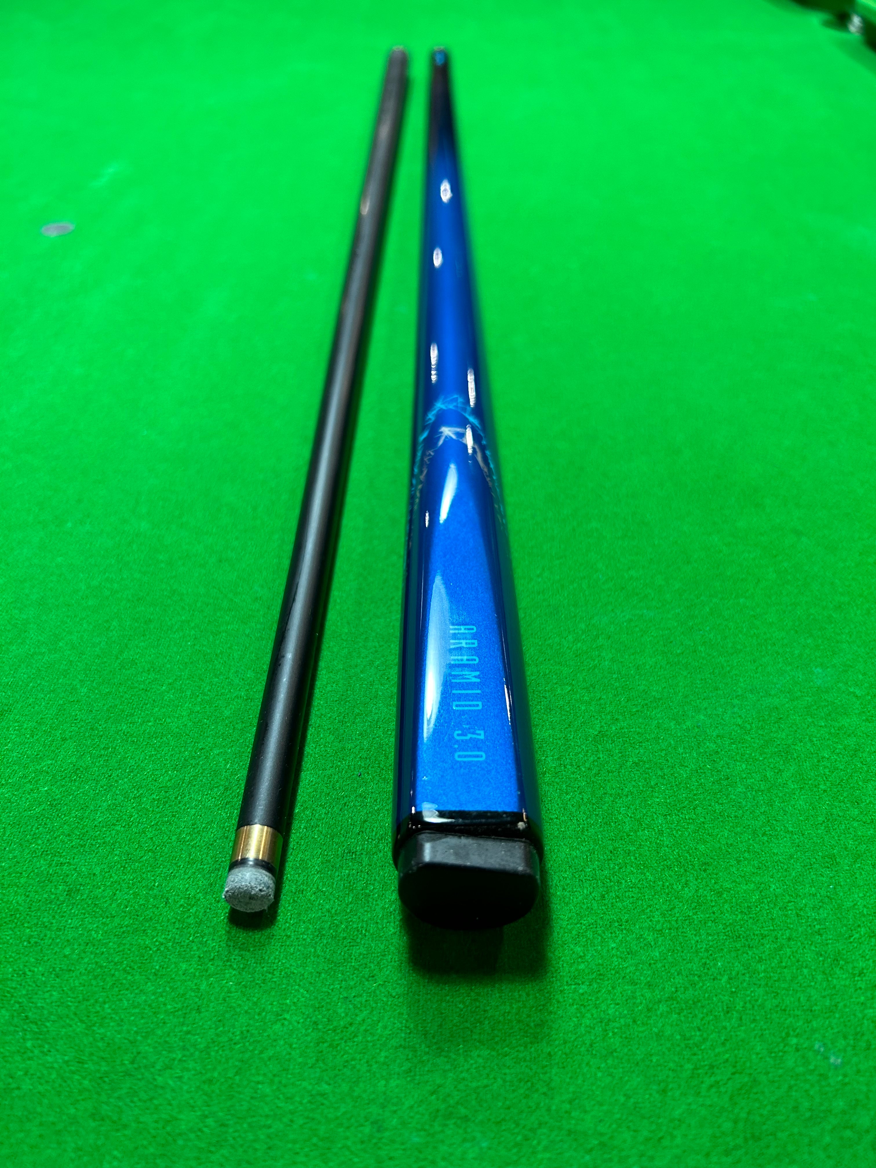 ビリヤード BLUE IMPACT CUSTOM CUE USED ビリヤード BLUE IMPACT CUSTOM CUE USED ビリヤード BLUE IMPACT