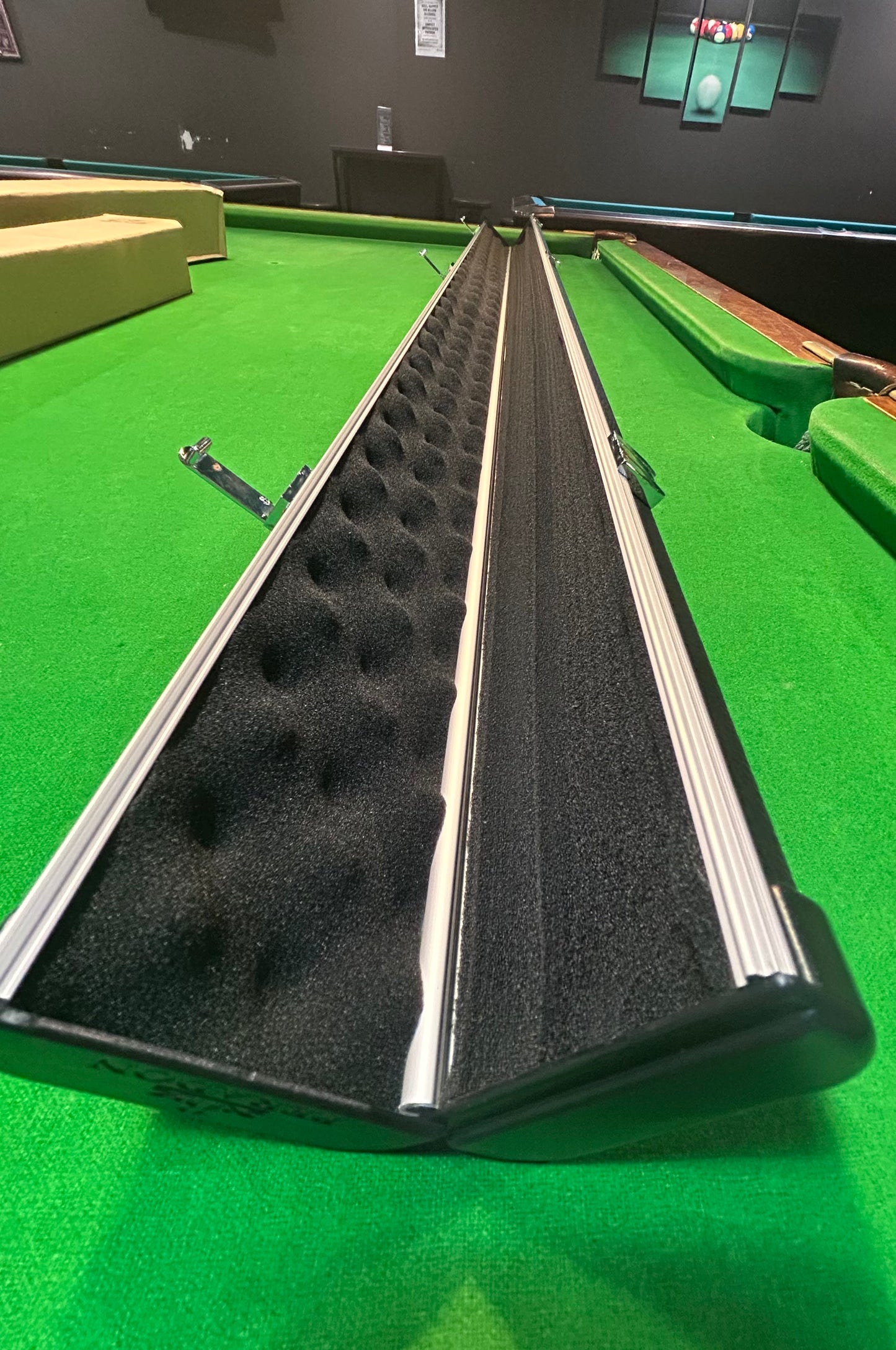 PERADON Halo 1 Piece Pool, Snooker, Billiard Cue Case - Black & Red (Holds 2 Cues)