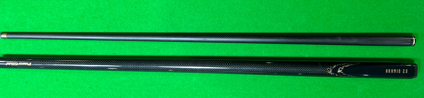 POWERGLIDE ARAMID 2.0. Black Graphite Pool, Snooker & Billiard Cue