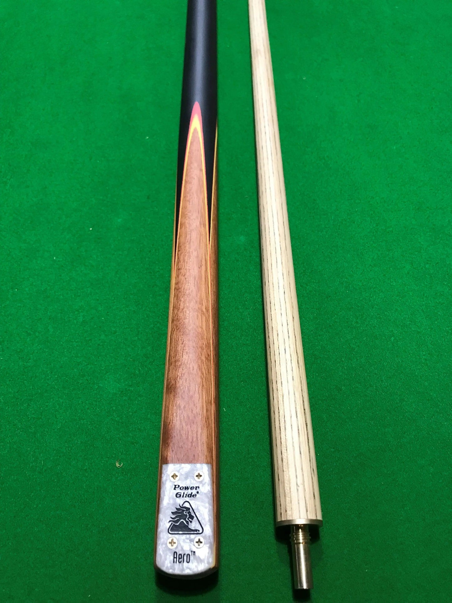 POWERGLIDE Classic Aero 1/2 Piece Pool, Snooker & Billiard Ash Cue - Q-Masters