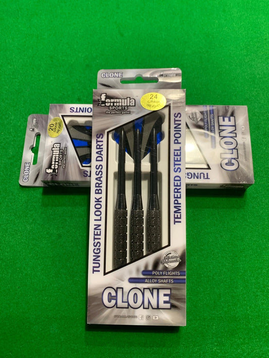 CLONE Tungsten Look Brass Dart - Q-Masters