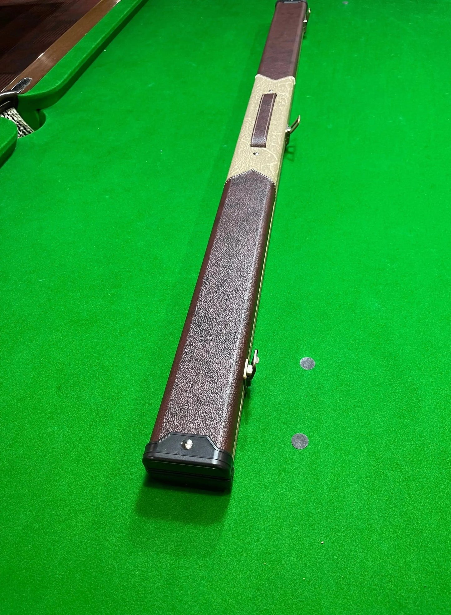 Deluxe Leather Art 3/4 Pool, Snooker, & Billiard Cue Case - Q-Masters