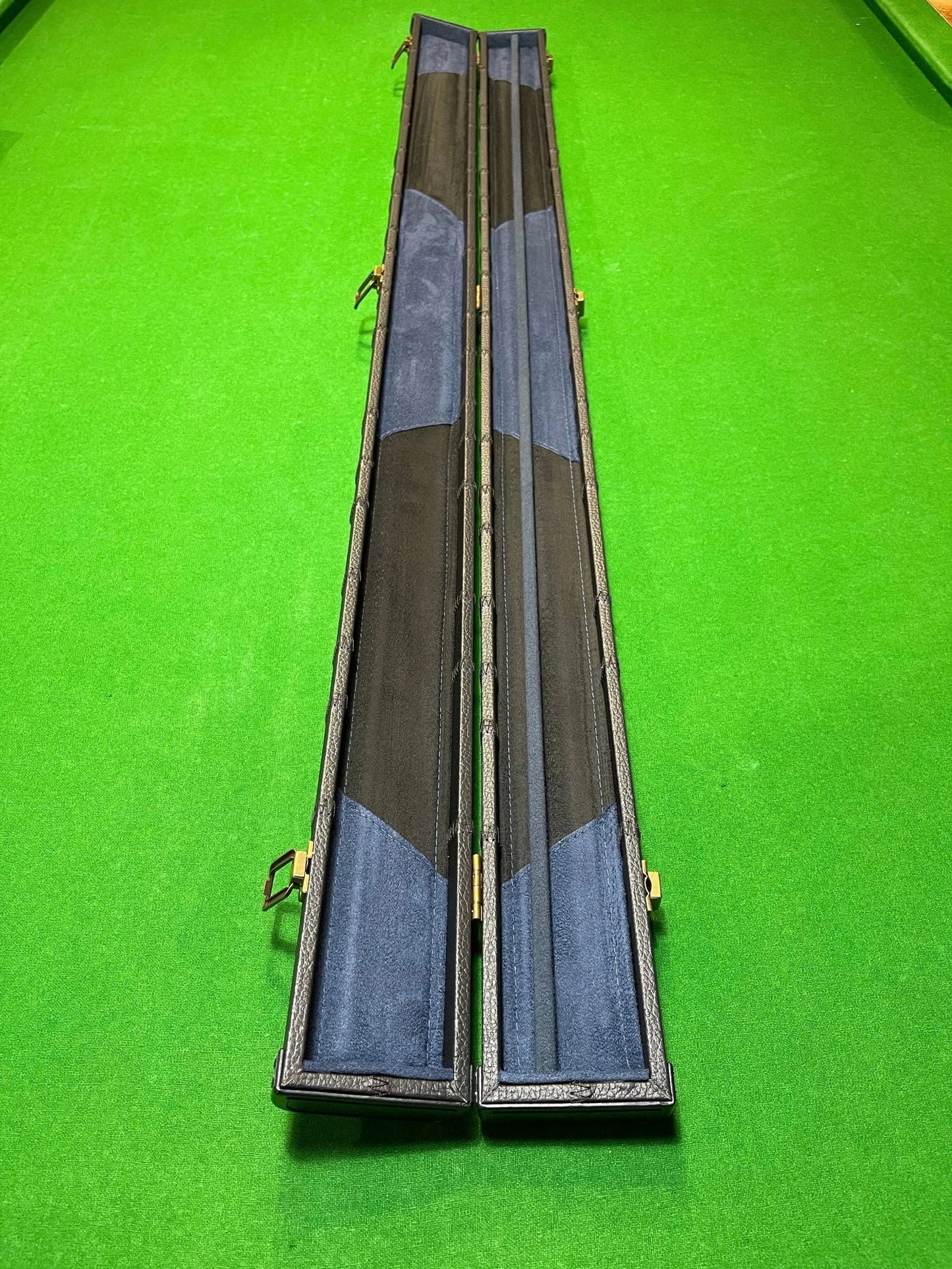 Deluxe Leather Art Patch Work 3/4 Pool, Snooker, & Billiard Cue Case - Q-Masters