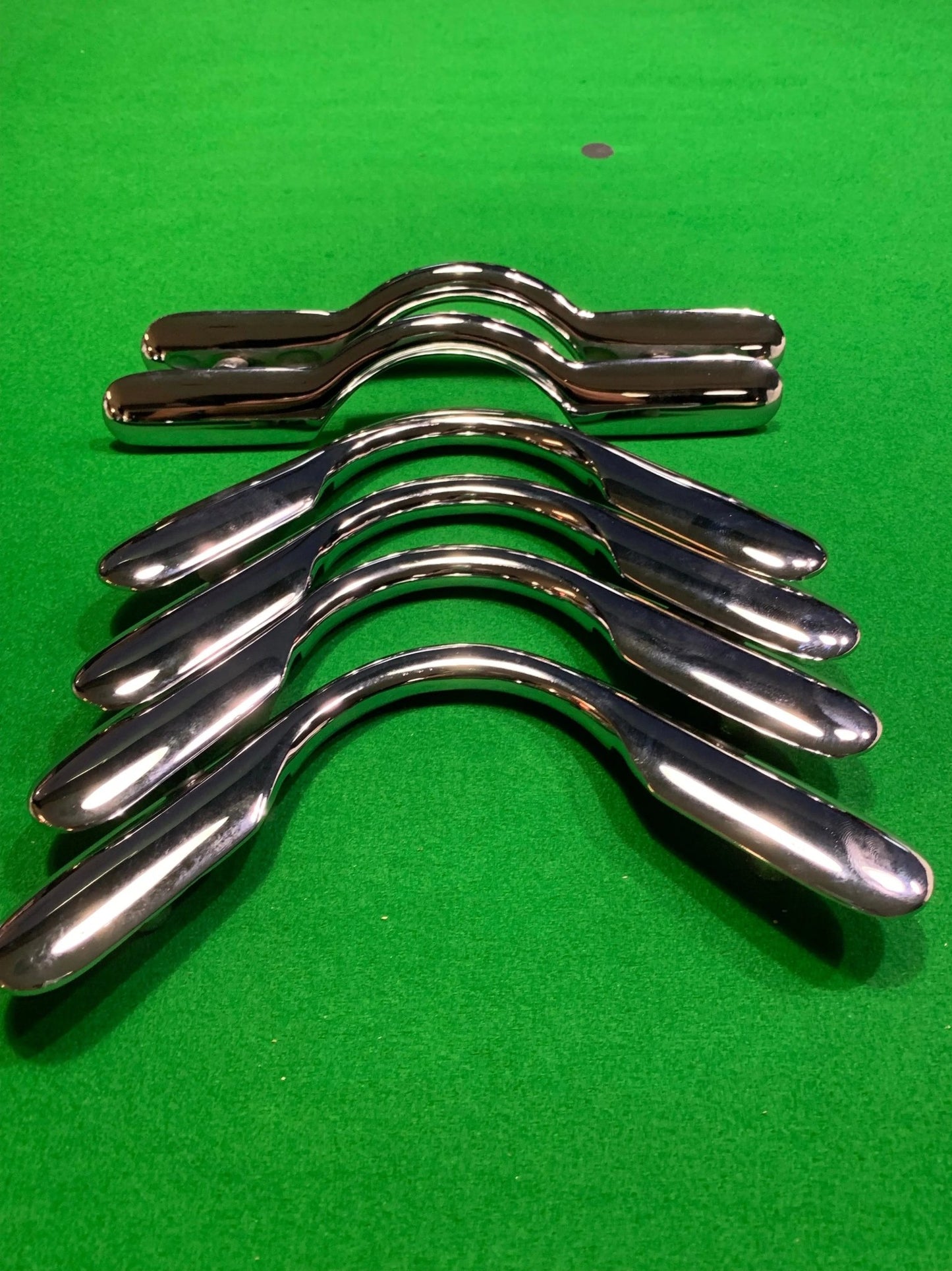 Deluxe Quality Solid Pool, Snooker, Billiard Table Pocket Brackets Heavy Boss Round - Q-Masters