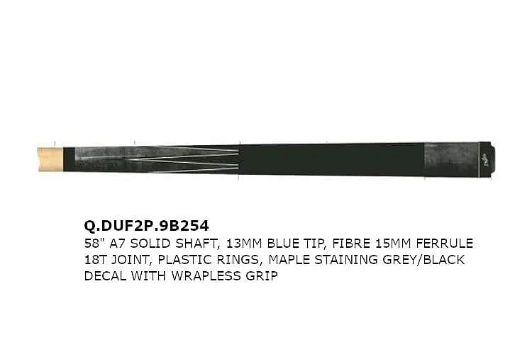 DUFFERIN 9Ball 1/2 Piece Maple Cue 254 - Q-Masters