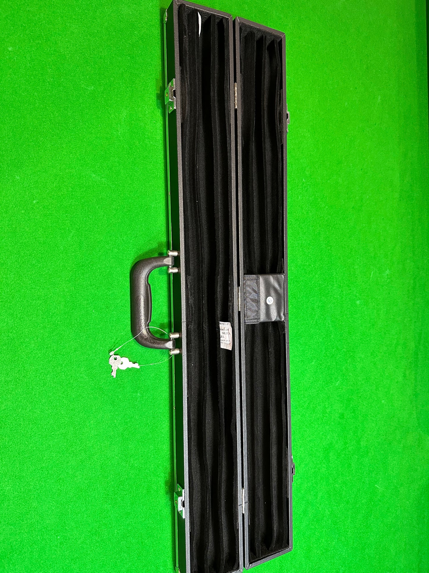 MITCHELL Deluxe Black 1/2 Pce Pool, Snooker, Billiard Cue Case 4 Slot