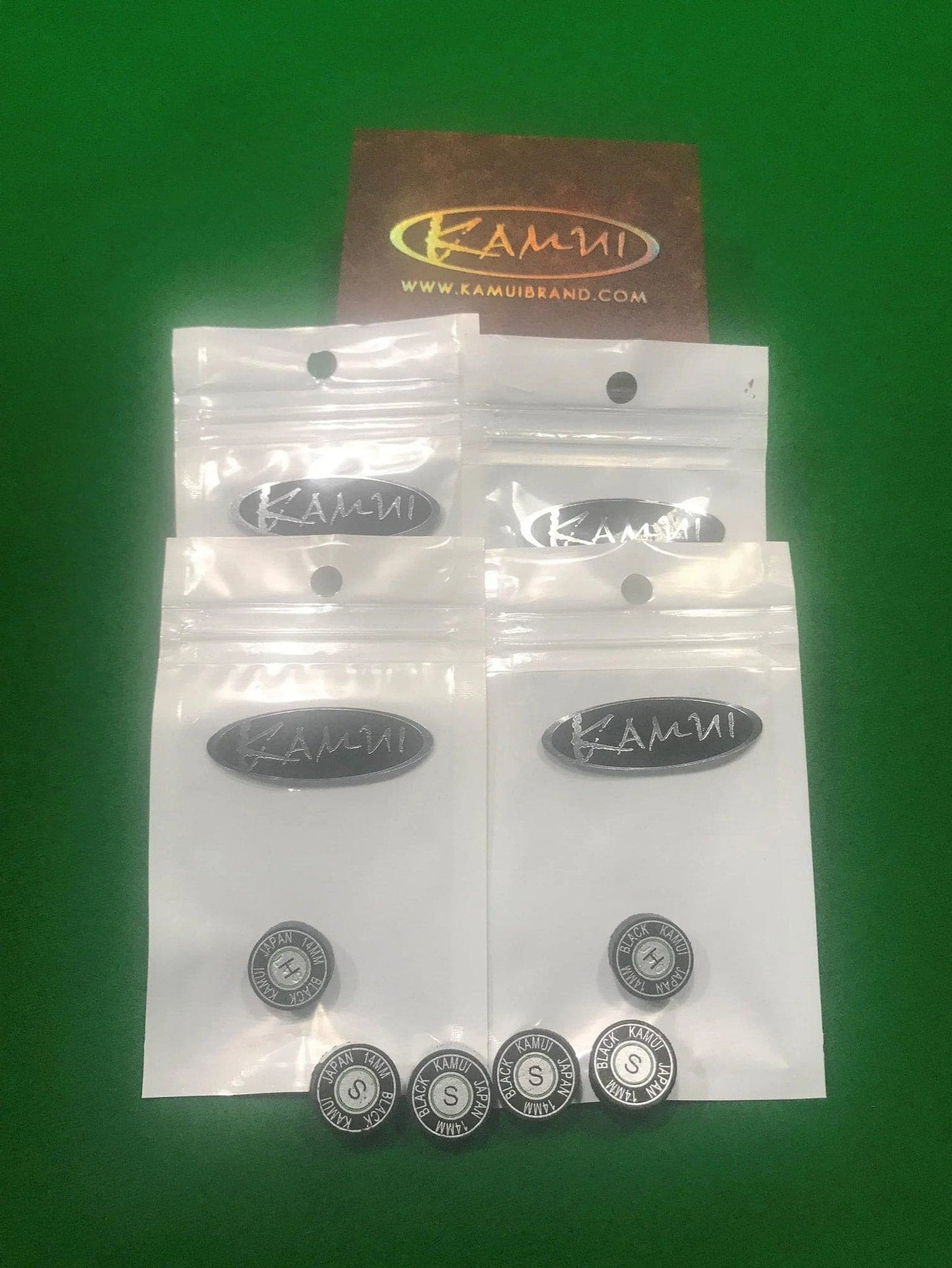 KAMUI Black Soft Pool Snooker Billiard Cue Tip 14mm - Q-Masters