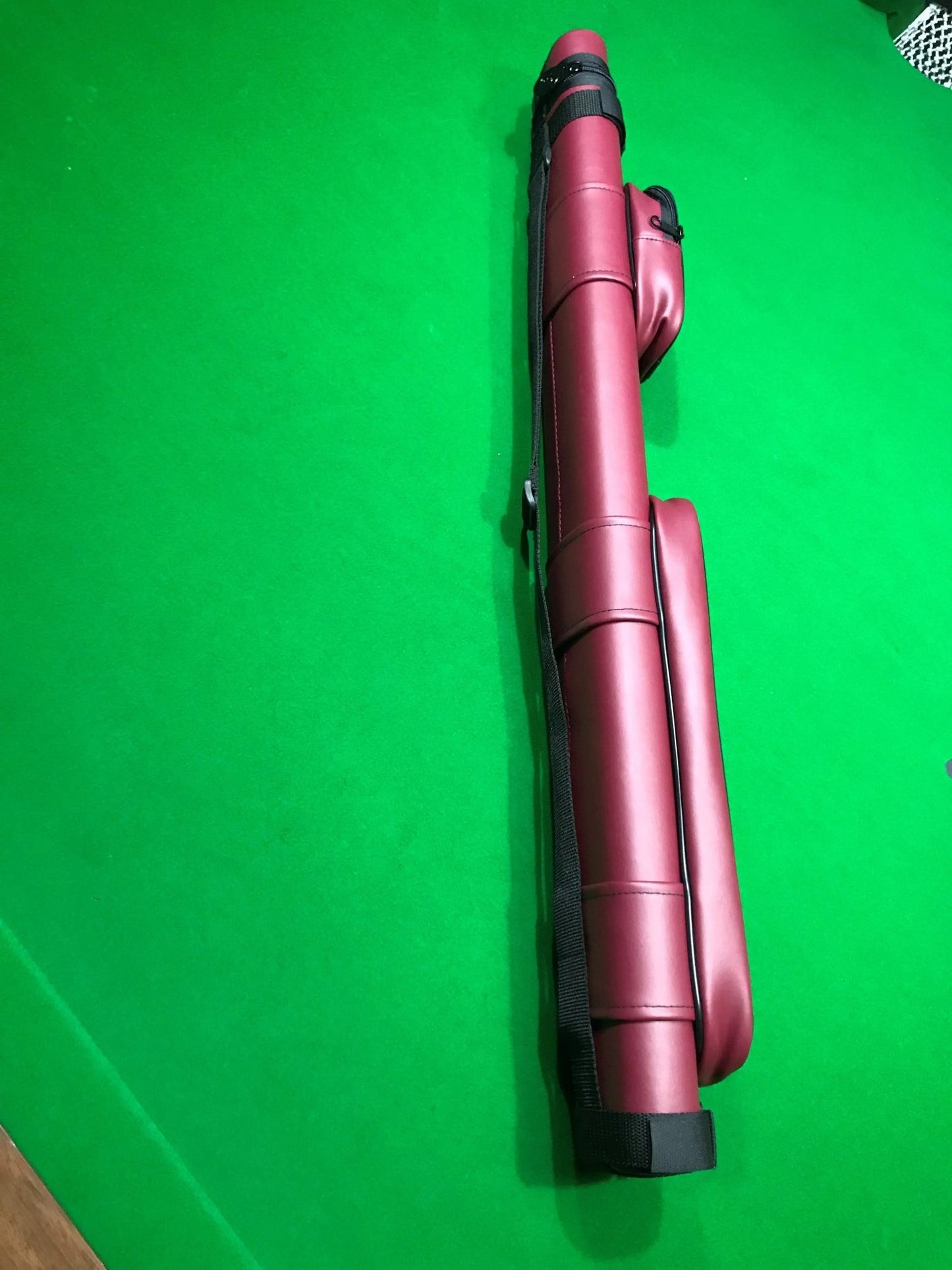 MITCHELL Burgundy Tube Pool, Snooker, Billiard Cue Case - Q-Masters