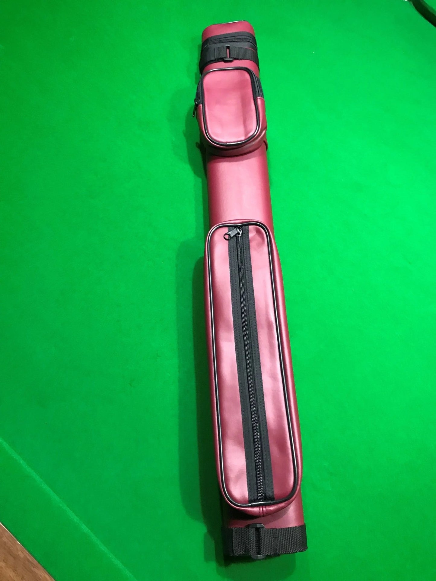 MITCHELL Burgundy Tube Pool, Snooker, Billiard Cue Case - Q-Masters