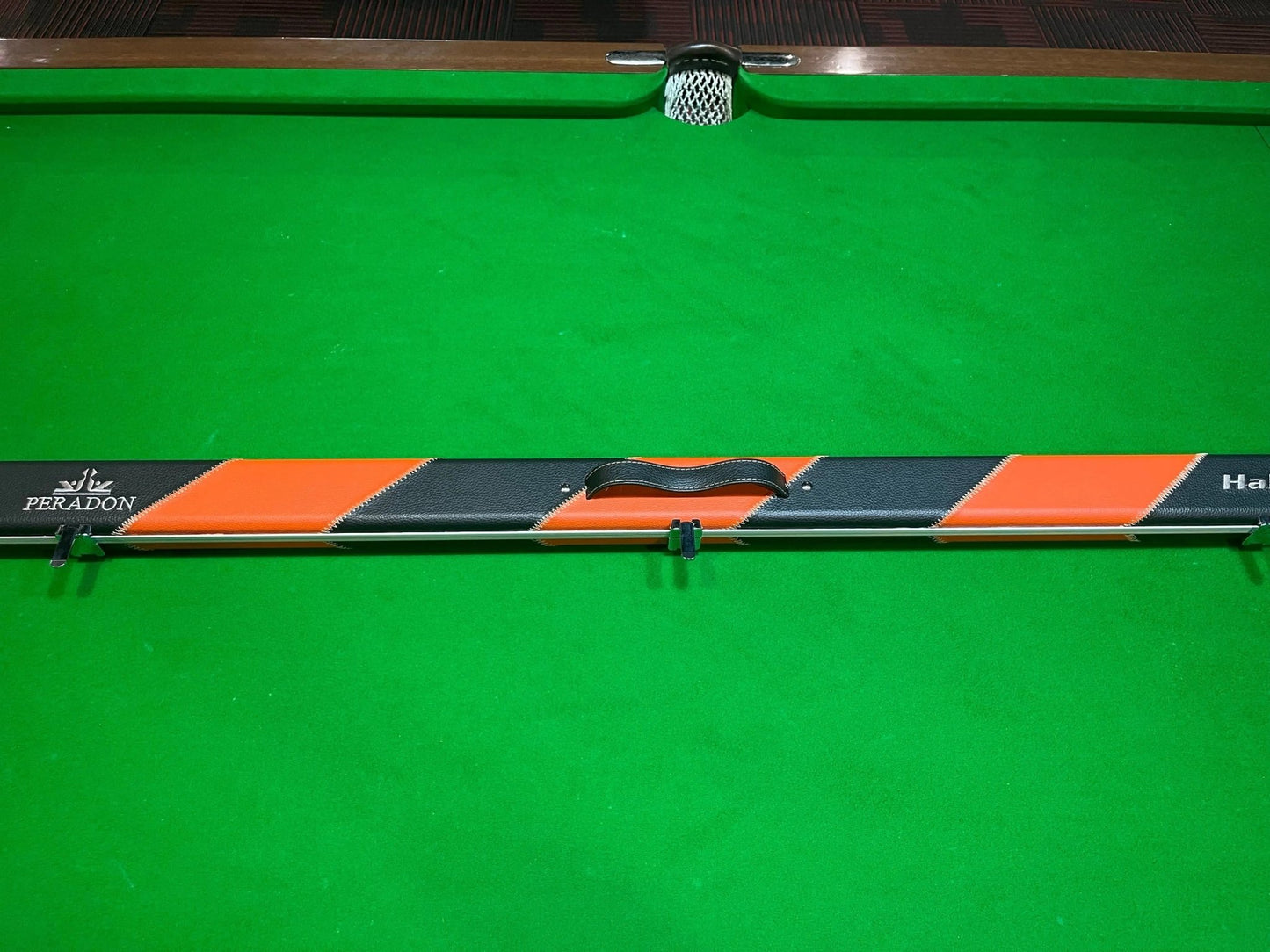 PERADON Halo 3/4 Pool, Snooker, Billiard Cue Case - Black & Orange - Q-Masters