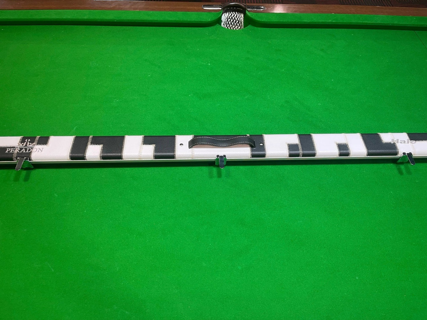 PERADON Halo 3/4 Pool, Snooker & Billiard Cue Case - Black & White - Q-Masters