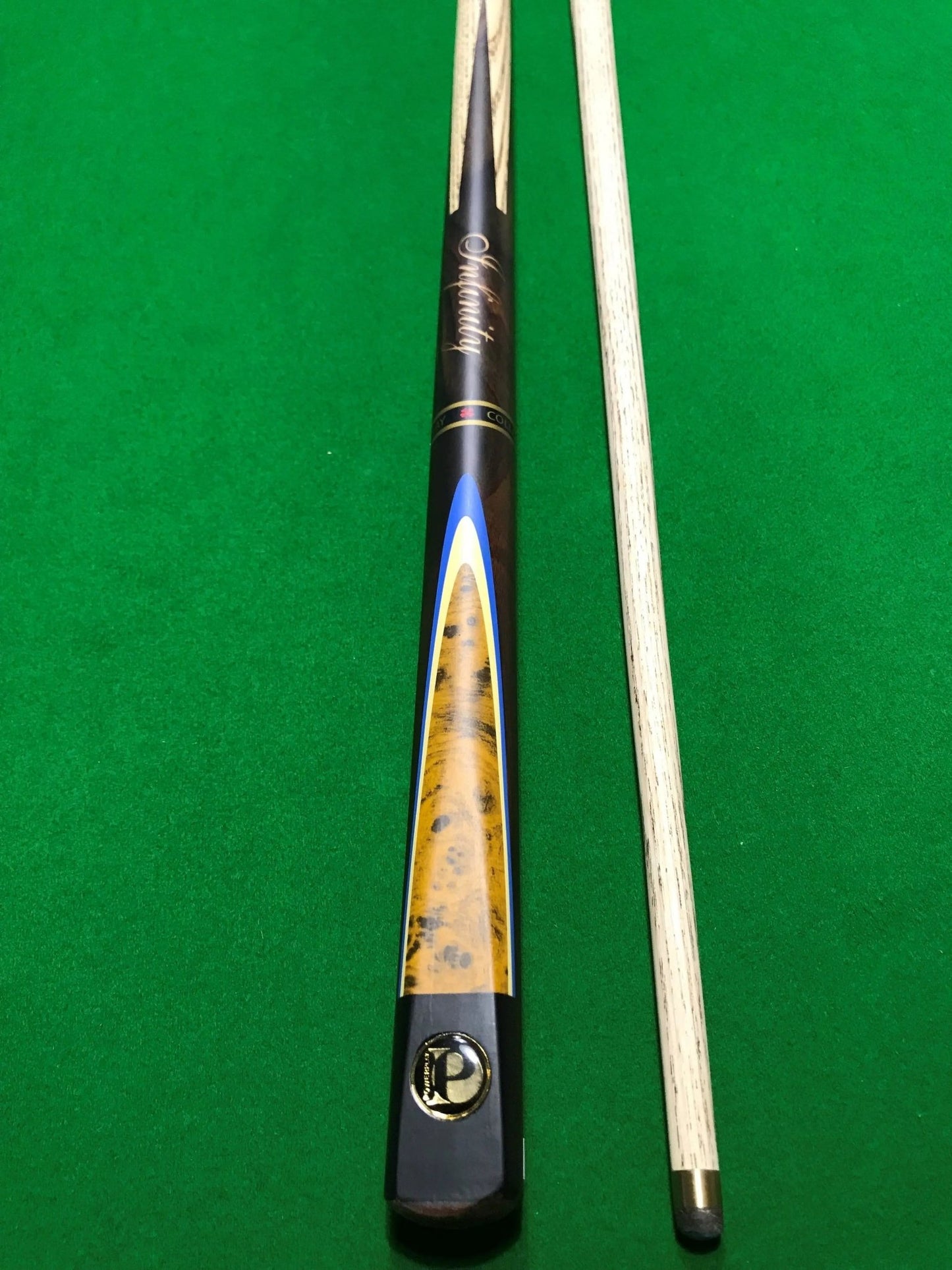 POWERPLAY Infinity Ash Shaft 1/2 Piece Pool, Snooker & Billiard Cue - Q-Masters