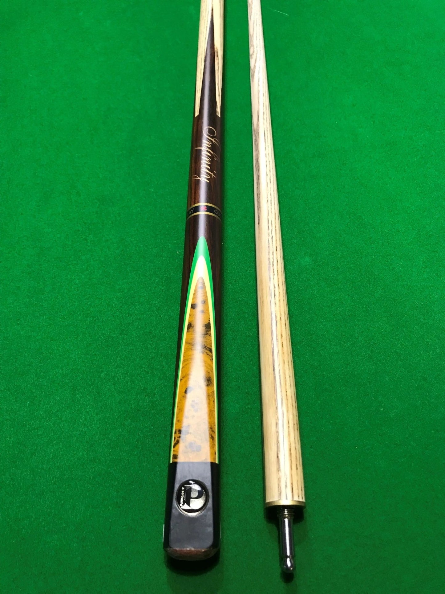 POWERPLAY Infinity Ash Shaft 1/2 Piece Pool, Snooker & Billiard Cue - Q-Masters