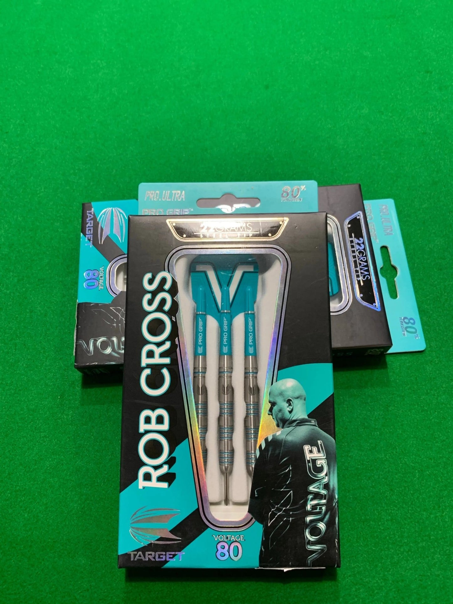 ROB CROSS 80% Steel Tip Darts - Q-Masters