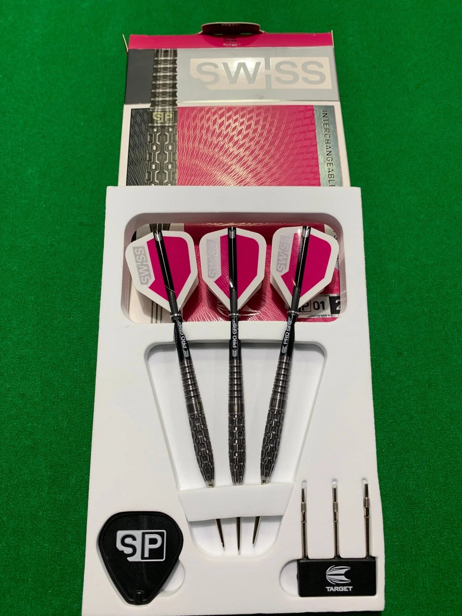 Target 2019 Swiss Point SP01 Steel Tip Darts - 24g - Q-Masters