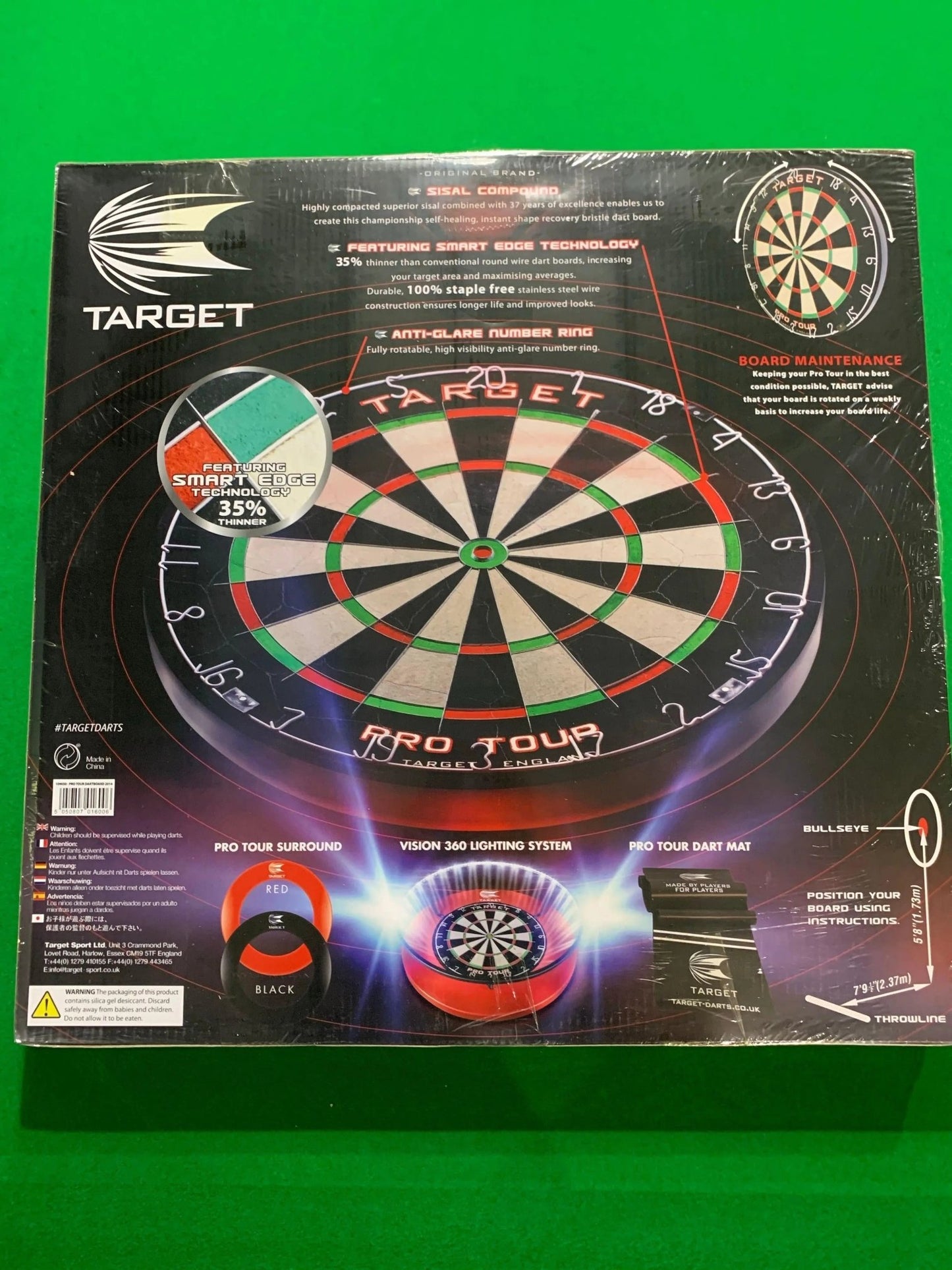 TARGET Pro Tour Championship Quality Bristle Dartboard - Q-Masters