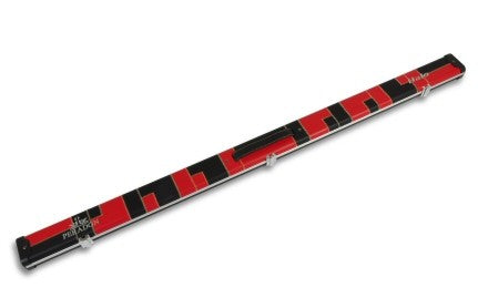 PERADON Halo 1 Piece Pool, Snooker, Billiard Cue Case - Black & Red (Holds 2 Cues)
