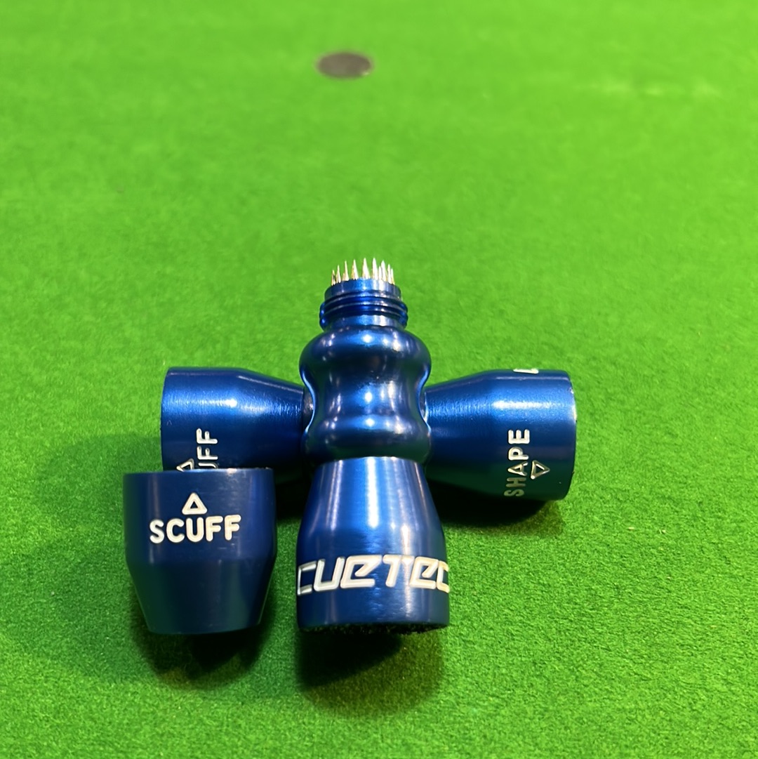 CUETEC 3 in 1 Bow Tie Pool Snooker Billiard Cue Tip Tool