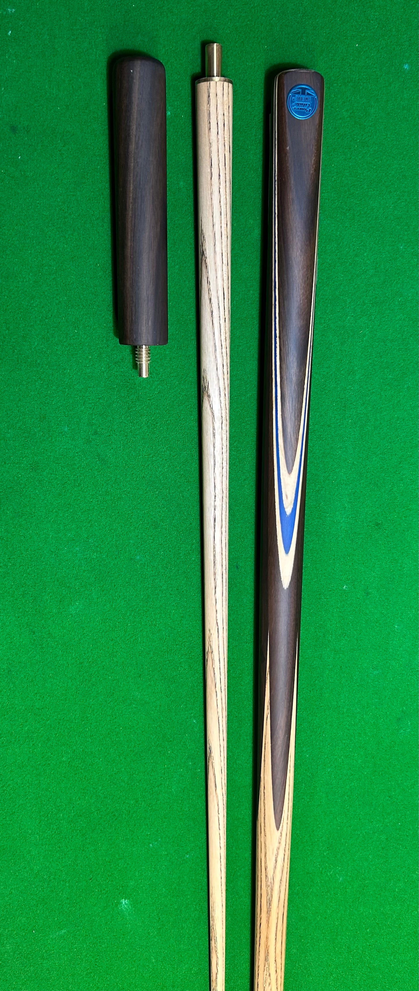 POWERGLIDE Tournament Swerve 1/2 Piece Pool, Snooker & Billiard Ash Cue