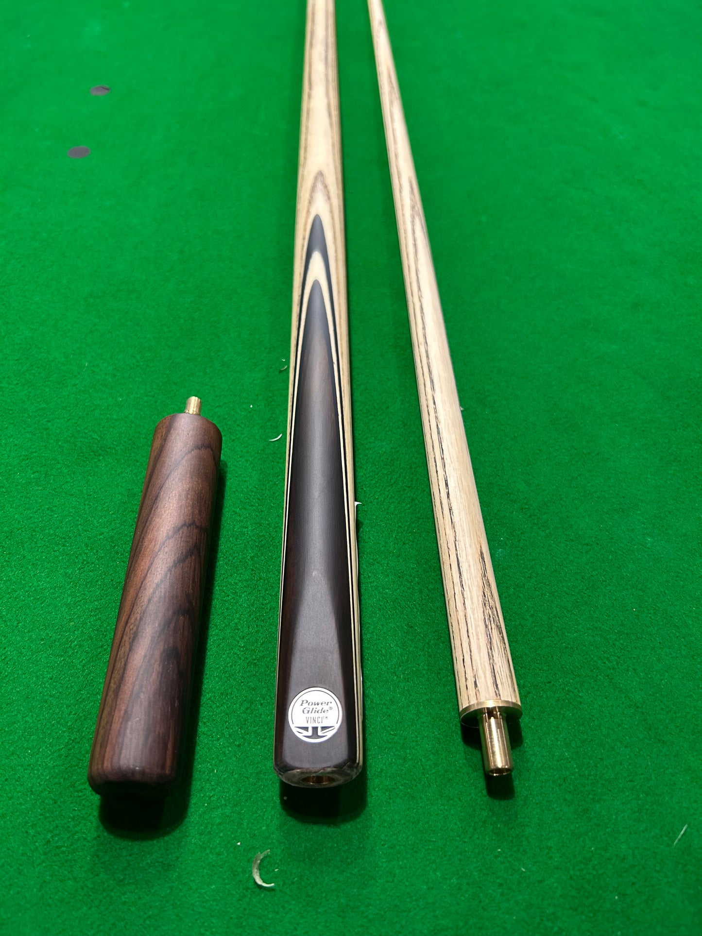 POWERGLIDE Tournament Vinci 1/2 Piece Pool, Snooker & Billiard Ash Cue