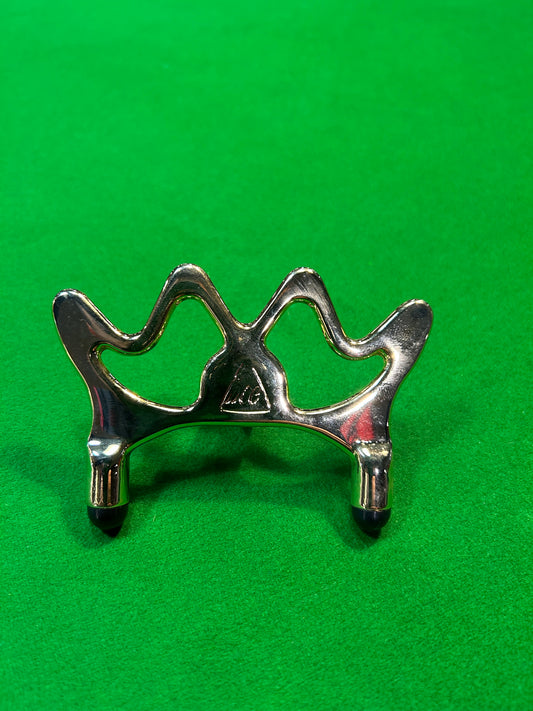 Pool Snooker Billiard Spider Rest Brass 1/2 Butt