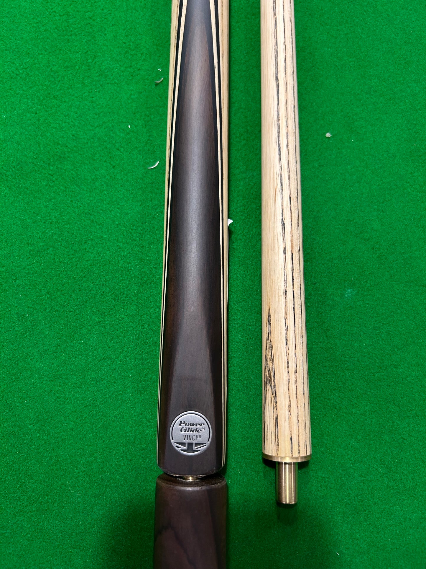POWERGLIDE Tournament Vinci 1/2 Piece Pool, Snooker & Billiard Ash Cue