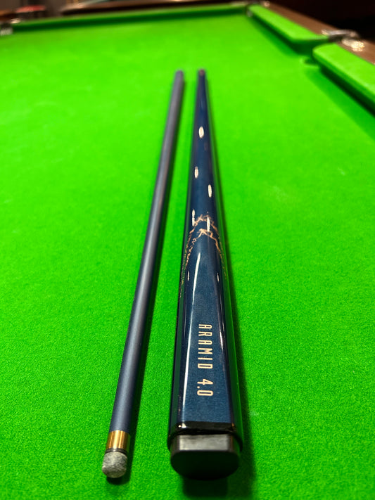 POWERGLIDE ARAMID 4.0.  Mid Blue Graphite Pool, Snooker & Billiard Cue