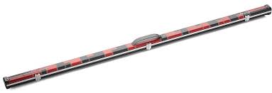 PERADON Halo 1 Piece Pool, Snooker, Billiard Cue Case - Black & Red (Holds 2 Cues)
