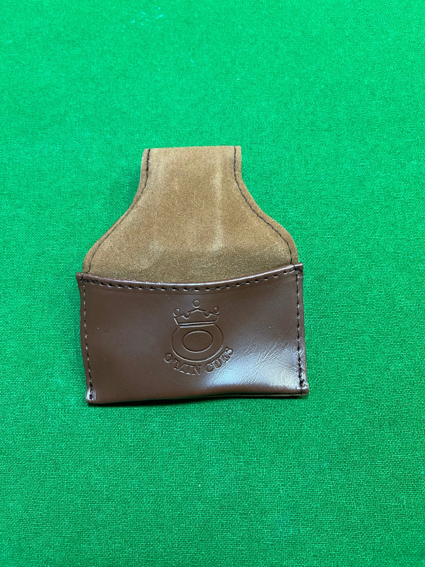 Pool Snooker Billiard Chalk Holder Leather Pouch - Q-Masters