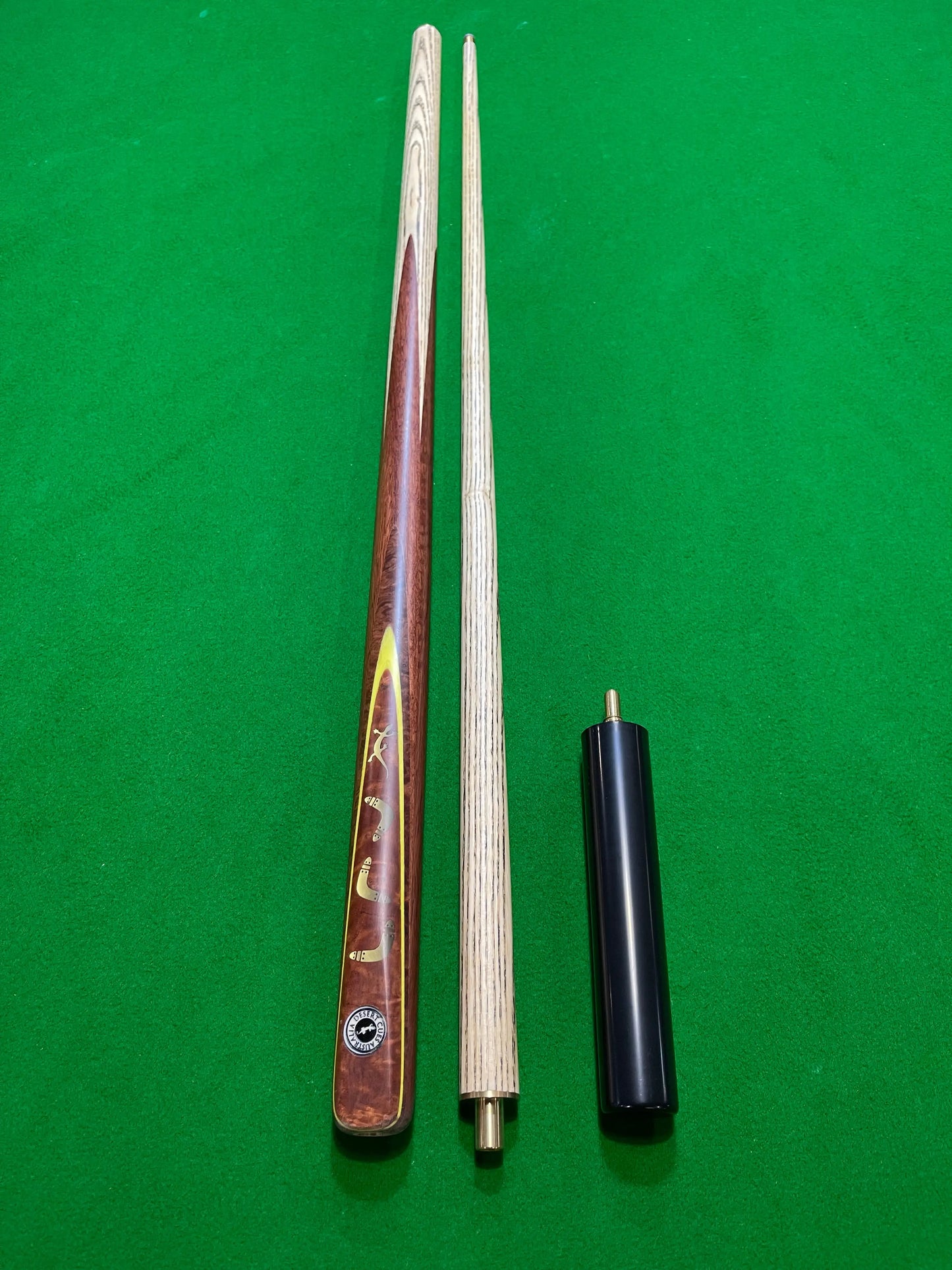 Walkabout Ash Cue Desert Jarrah Inlay - 3 Boomas, Lizard 2pce Pool, Snooker & Billiard Cue - Q-Masters