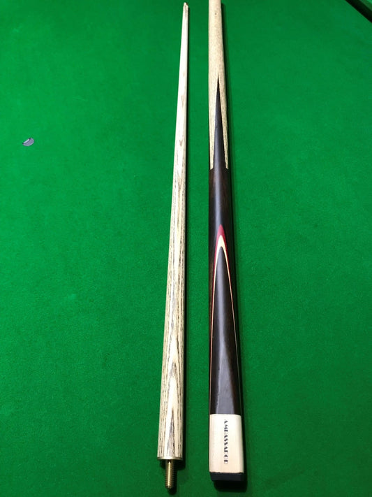 Ambassador 1/2 Piece Pool, Snooker & Billiard Ash Cue - Q-Masters