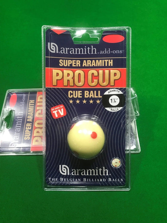 ARAMITH 1 7/8 Super Pro Cup Red Dot White - Q-Masters