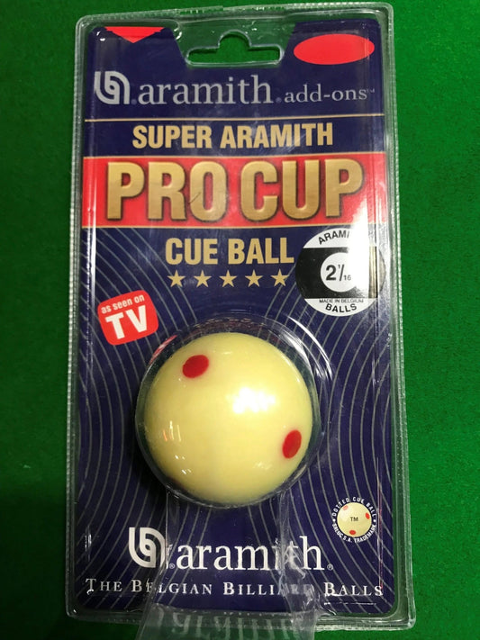 ARAMITH 2 1/16 Super Pro Cup Red Dot White - Q-Masters