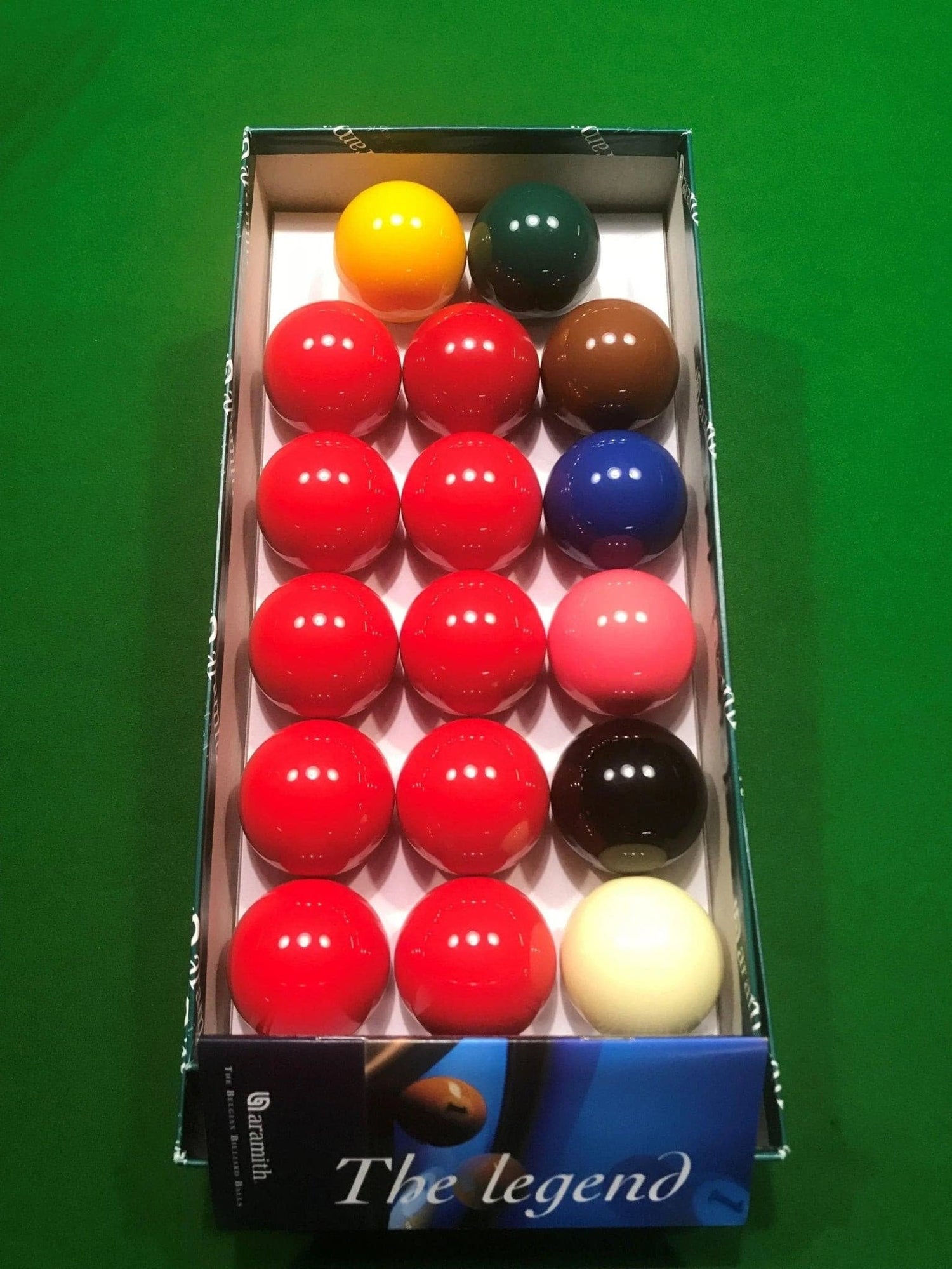 ARAMITH 2" Belgium Premier Snooker Set - Q-Masters