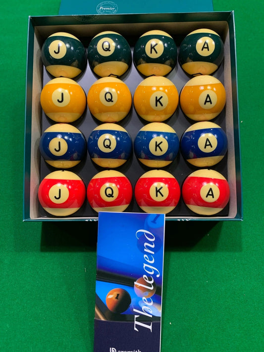 ARAMITH 2" Belgium Standard Poker Pool Set - Q-Masters