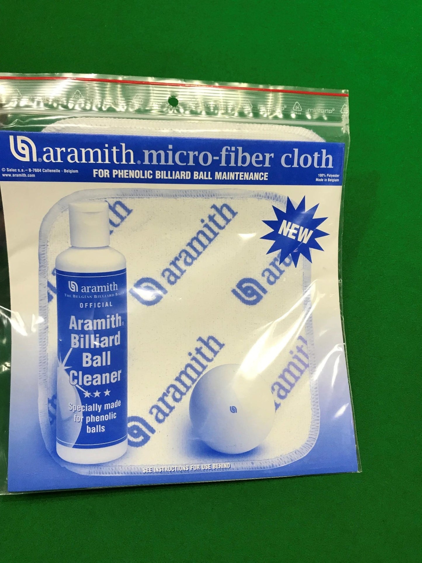 ARAMITH Pool Snooker Billiard Ball Cleaner Microfiber Cloth - Q-Masters