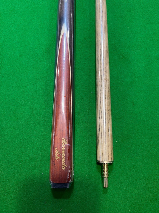 BARRACUDA ASH Machine Spliced 1/2 Piece Pool, Snooker Billiard Cue - Q-Masters