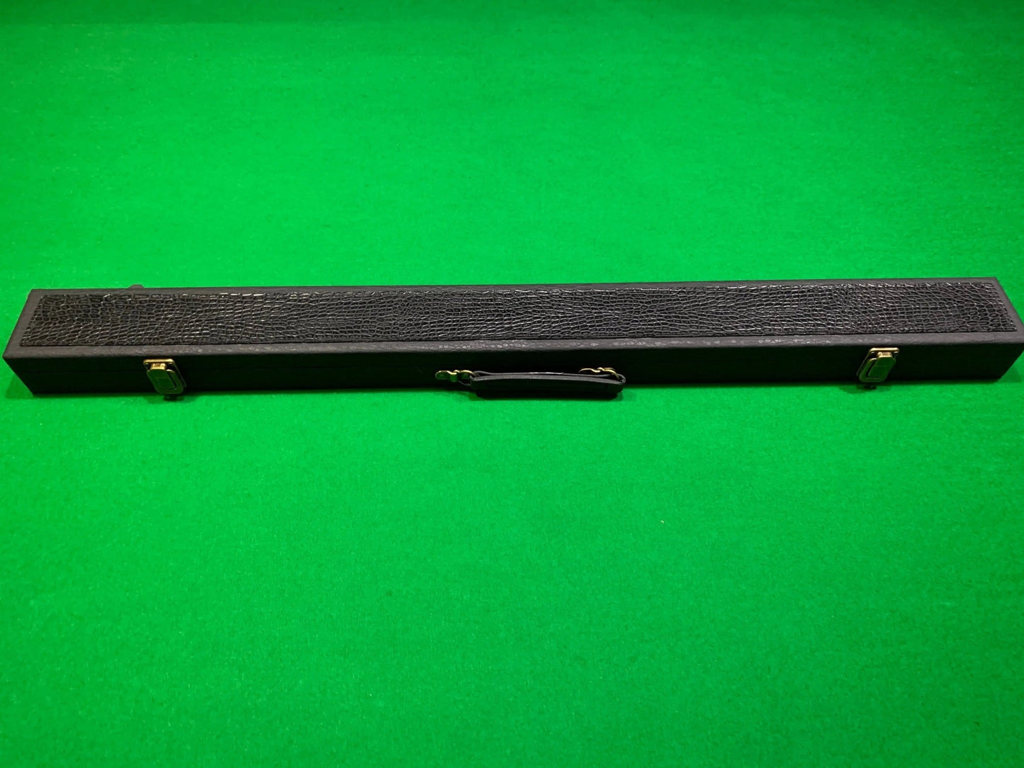 Black 1/2 Pce Simulated Leather Pool, Snooker & Billiard Cue Case - Q-Masters