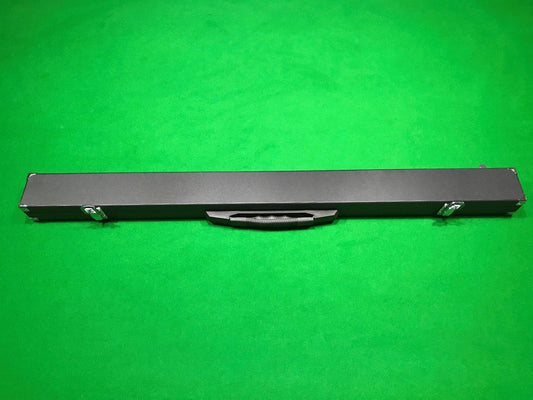 Black Deluxe 1/2 Piece Pool, Snooker & Billiard Cue Case - Q-Masters