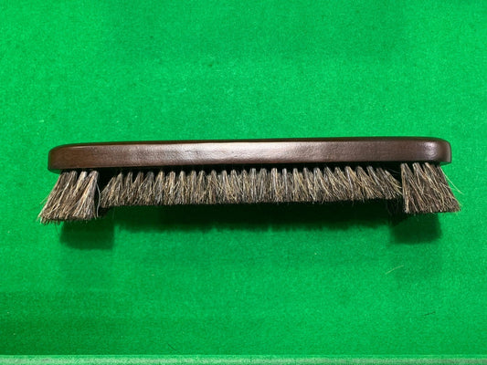 Deluxe 12" Brown Horse Hair Table Brush - Q-Masters