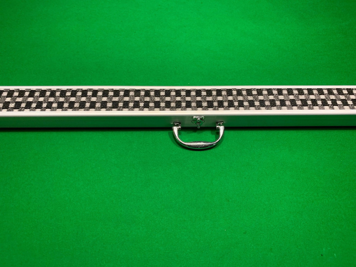 Deluxe Aluminium Design Pool Snooker Billiard 3/4 Cue Case - Q-Masters