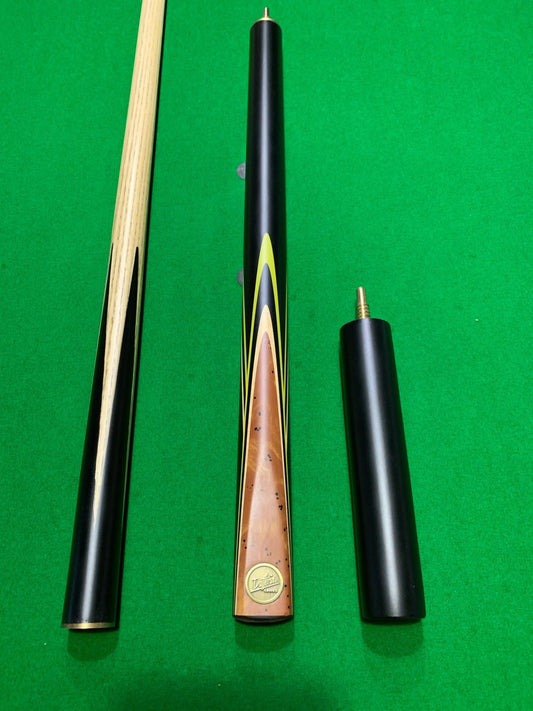 DUFFERIN Yellow 3/4 Ash Pool, Snooker & Billiard Cue HCY3 - Q-Masters