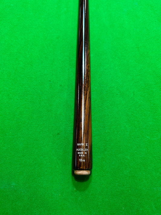 HUEBLER Mark II 1 Piece Pool, Snooker & Billiard Maple Cue