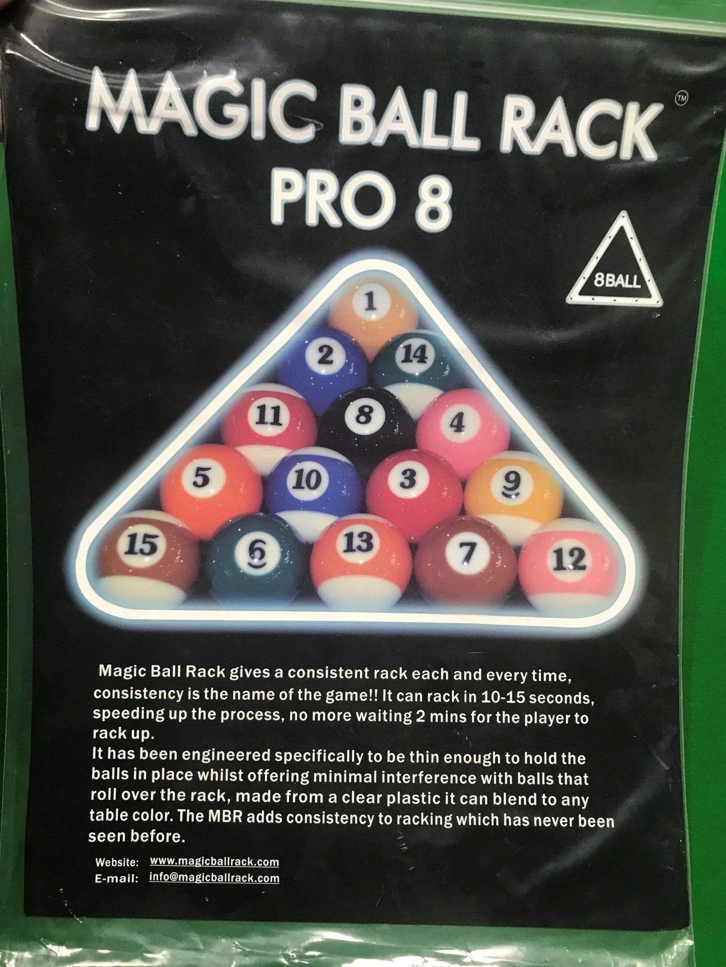 Magic Ball Rack Pro 8 - Q-Masters