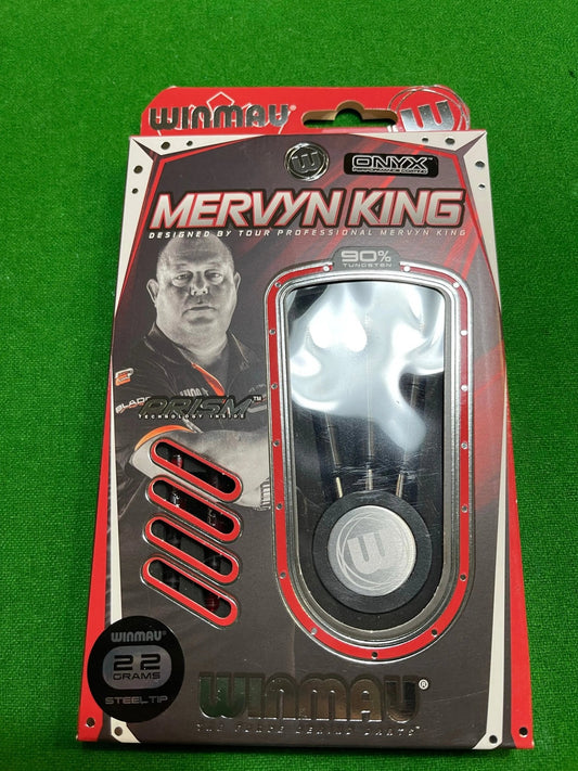 MERVYN KING Darts - Natural 90% Tungsten - 22g - Q-Masters