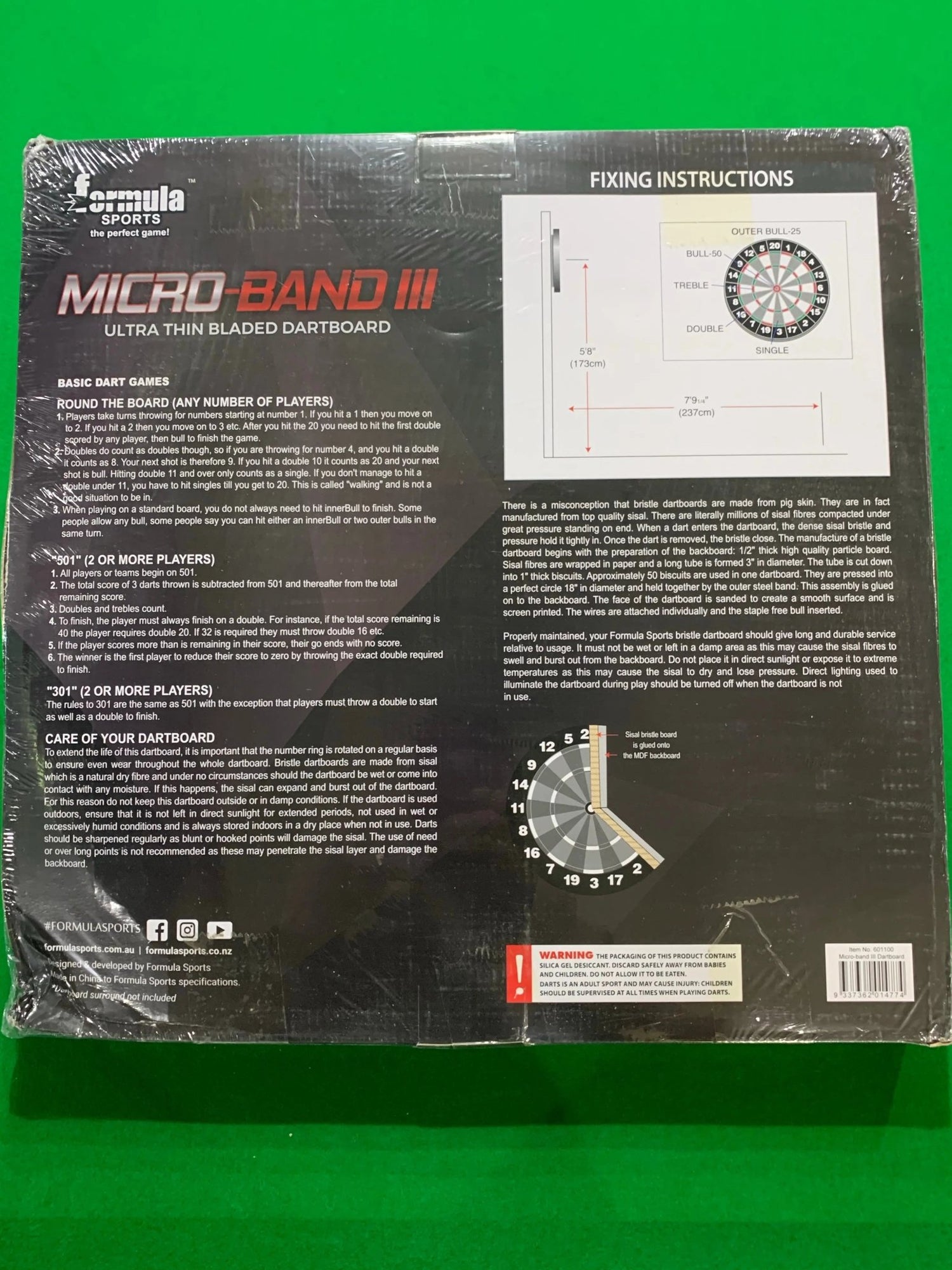 Micro-Band III Dartboard - Q-Masters