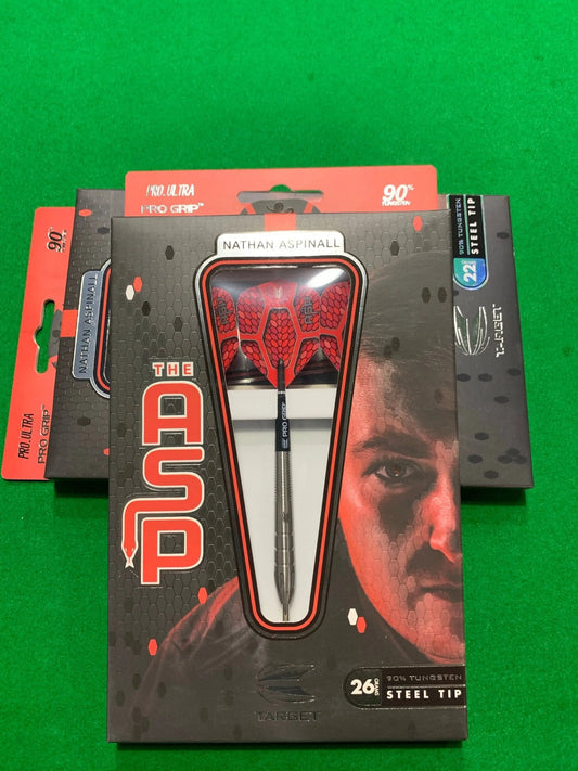 NATHAN ASPINALL 90% Tungsten Steel Tip Darts - The ASP - Q-Masters