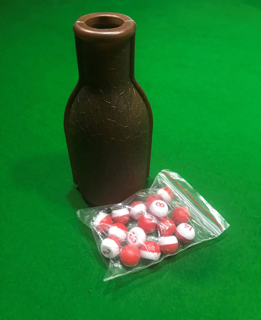 Plastic Kelly Pool Shaker and Plastic Marbles - Q-Masters