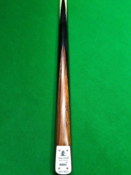 POWERGLIDE Heritage Original Hand Made 1/2 Piece Pool, Snooker & Billiard Ash Cue with Butt Extension - Q-Masters