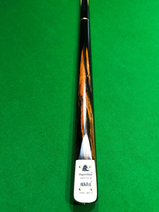 POWERGLIDE Heritage Original Hand Made 3/4 Pool, Snooker & Billiard Ash Cue with Extensions - Q-Masters